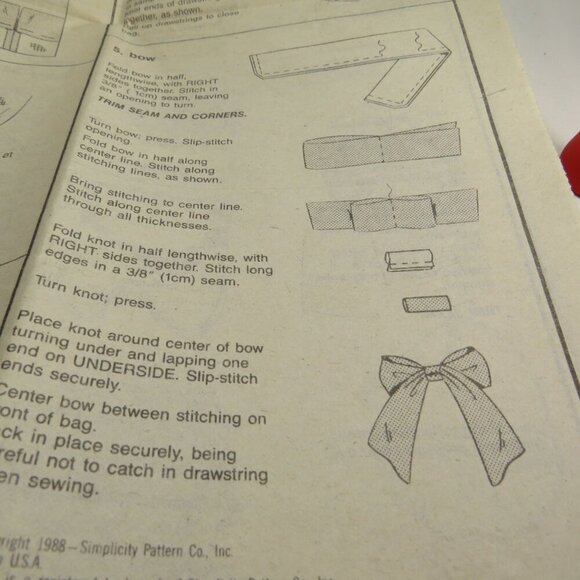 Simplicity 8938 Purse Pattern "Accessory Club" 6 diff pattern designs UNCUT - Picture 6 of 11
